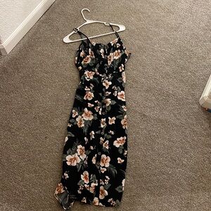 Long floral dress